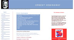 Desktop Screenshot of ernest-hemingway.info